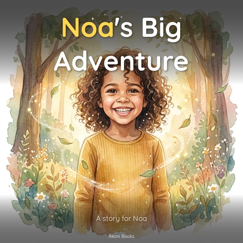 Mixed-heritage child as a storybook hero