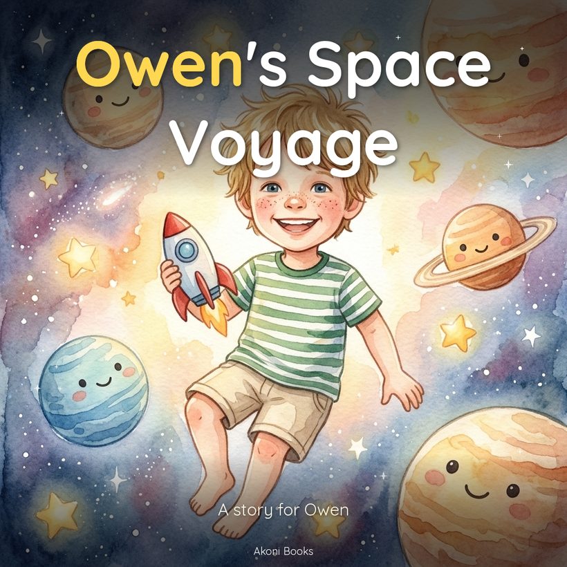 White child as a storybook hero